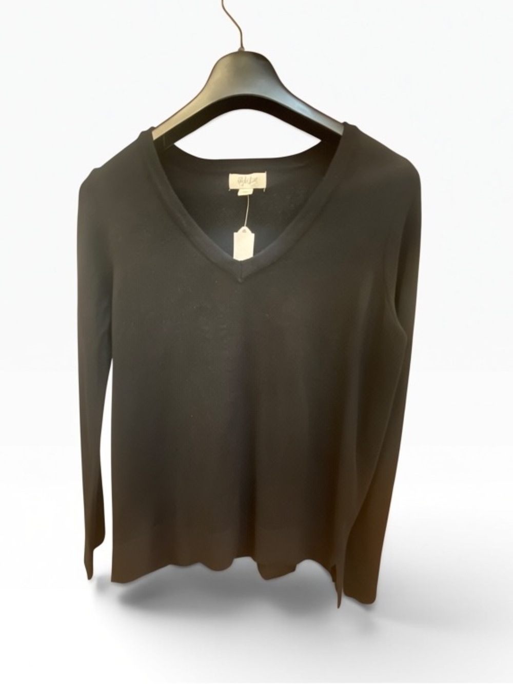 Brand new with tags! Style & Co. Black Long Sleeve V-Neck Top